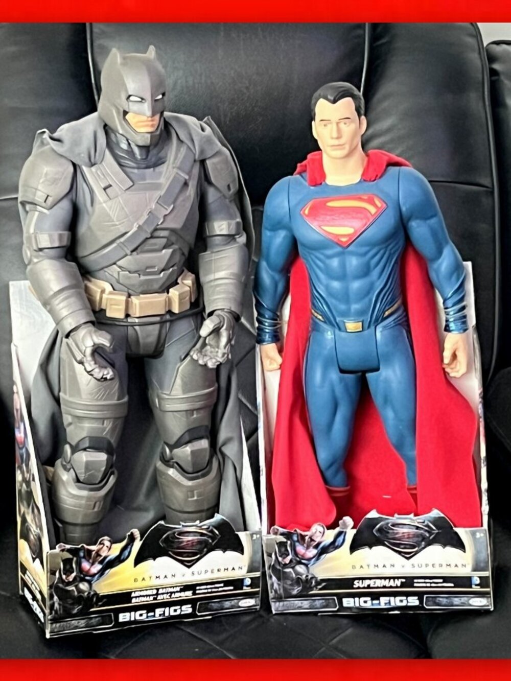 Jakks Brand BIG-FIG 2016 DC Batman vs. Superman Action Figures!